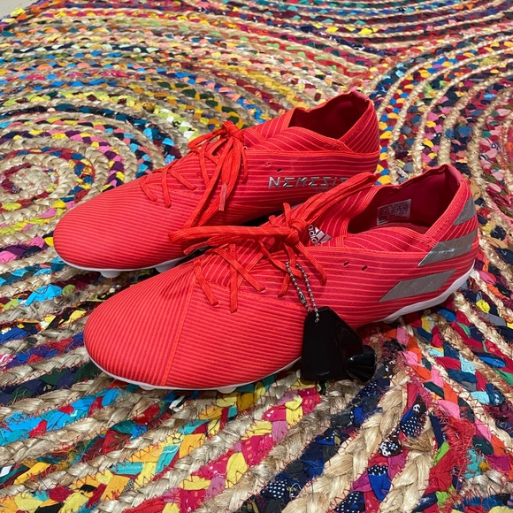 NWT Adidas Nemeziz Red Soccer Cleats